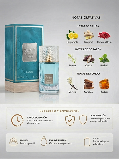 Lattafa Khamrah Waha Eau de Parfum 100 ml – Unisex