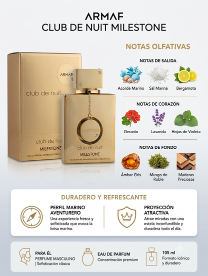 Club de Nuit Milestone – Eau de Parfum Original Unisex | 105 ml
